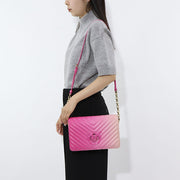 PINKO ショルダーバッグ ピンク グラデーション 1P22Y4-A06R