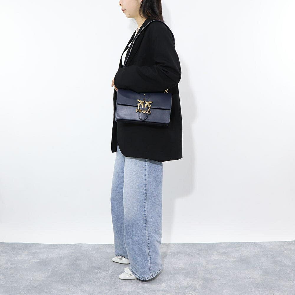 PINKO ショルダーバッグ ネイビー 1P21SD-Y6JC