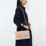 PINKO ショルダーバッグ ピンク キルティング 1P22BT-Y7FY