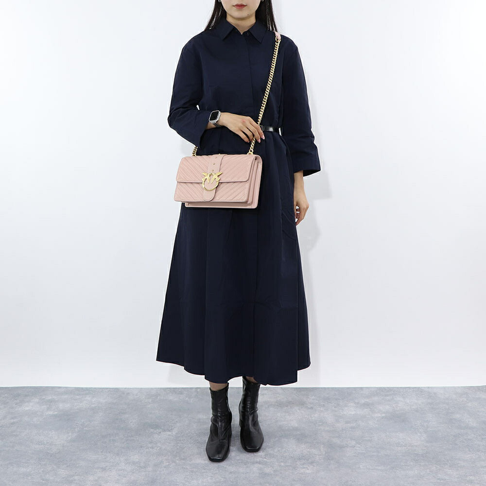 PINKO ショルダーバッグ ピンク キルティング 1P22BT-Y7FY