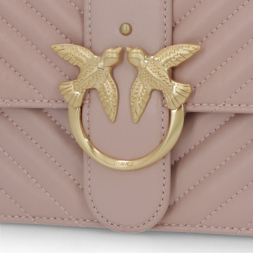 PINKO ショルダーバッグ ピンク キルティング 1P22BT-Y7FY