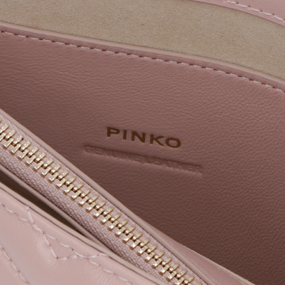 PINKO ショルダーバッグ ピンク キルティング 1P22BT-Y7FY