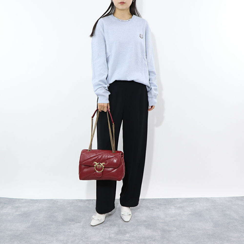 PINKO ショルダーバッグ レッド キルティング 1P22AY-Y6Y3