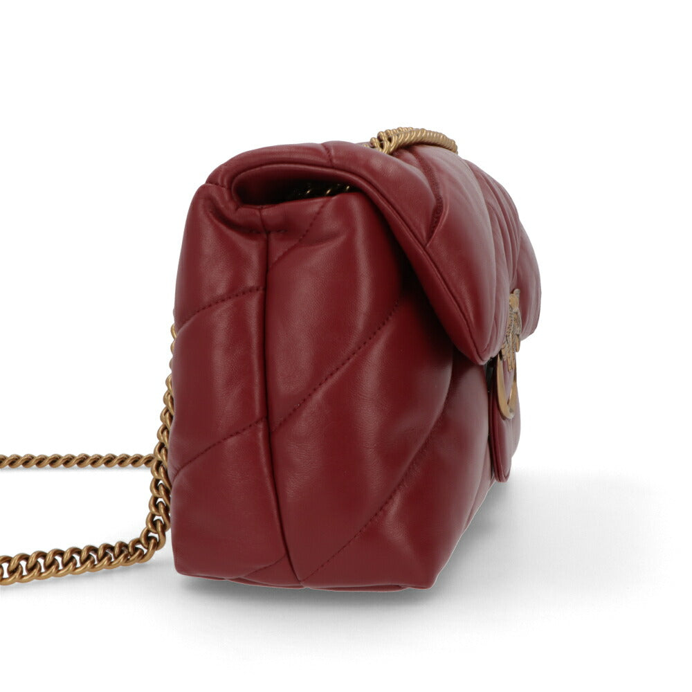 PINKO ショルダーバッグ レッド キルティング 1P22AY-Y6Y3