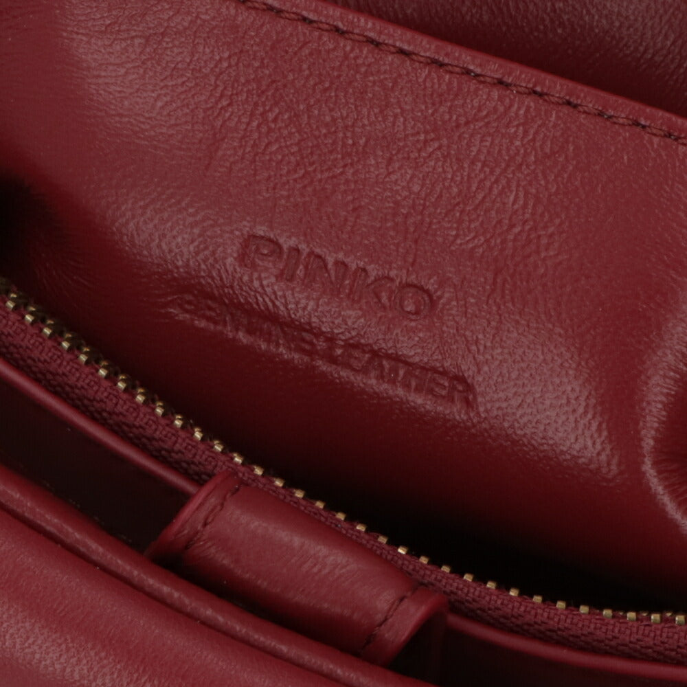 PINKO ショルダーバッグ レッド キルティング 1P22AY-Y6Y3
