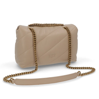 PINKO ショルダーバッグ ベージュ キルティング 1P22AZ-Y6Y3