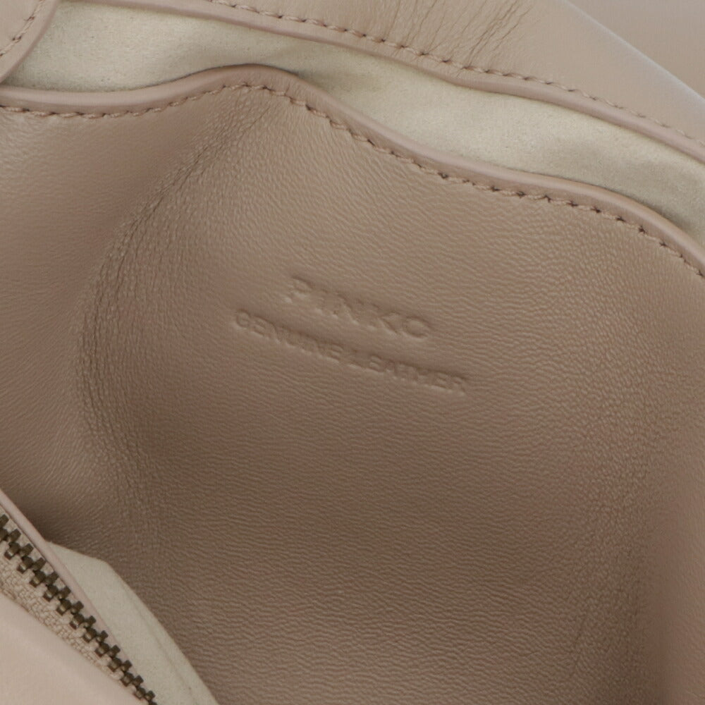 PINKO ショルダーバッグ ベージュ キルティング 1P22AZ-Y6Y3