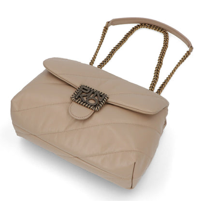 PINKO ショルダーバッグ ベージュ キルティング 1P22AZ-Y6Y3