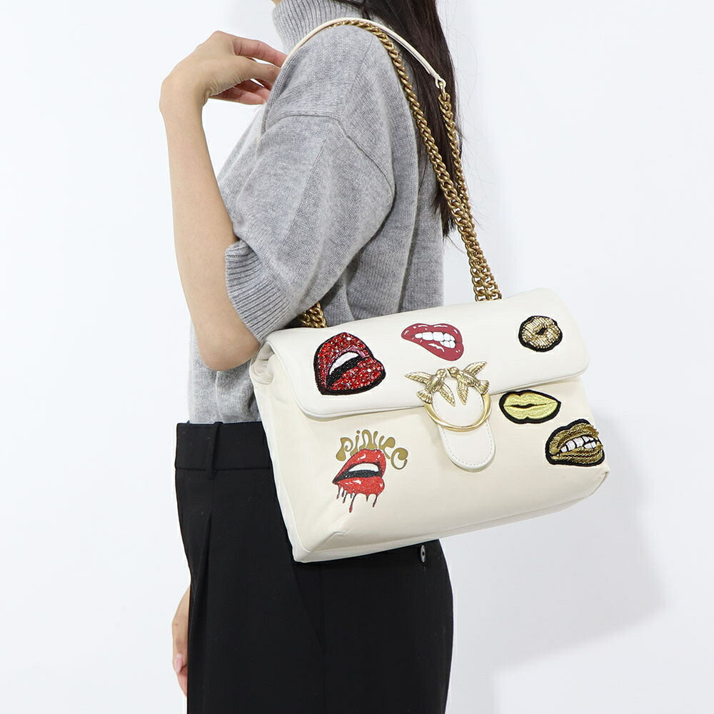 PINKO ショルダーバッグ ホワイト 1G2062-Y7X5