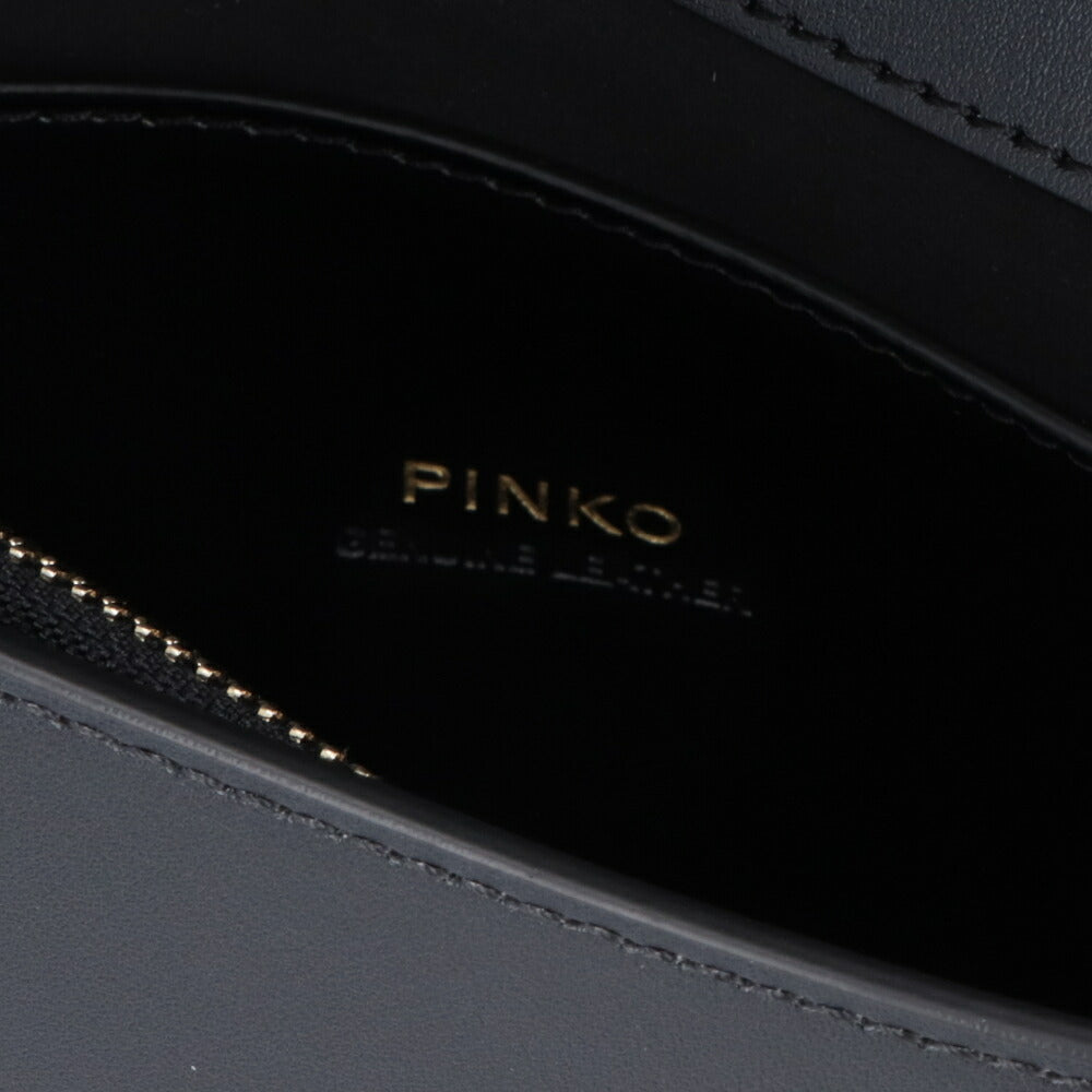PINKO ショルダーバッグ ホワイト ブラック 1P21R3-Y5FF