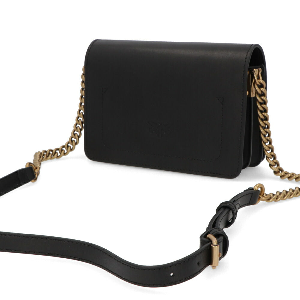PINKO ショルダーバッグ ベージュ ブラック 1P22QF-Y7SP