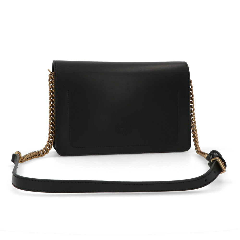 PINKO ショルダーバッグ ブラウン ブラック 1P22QG-Y7SP