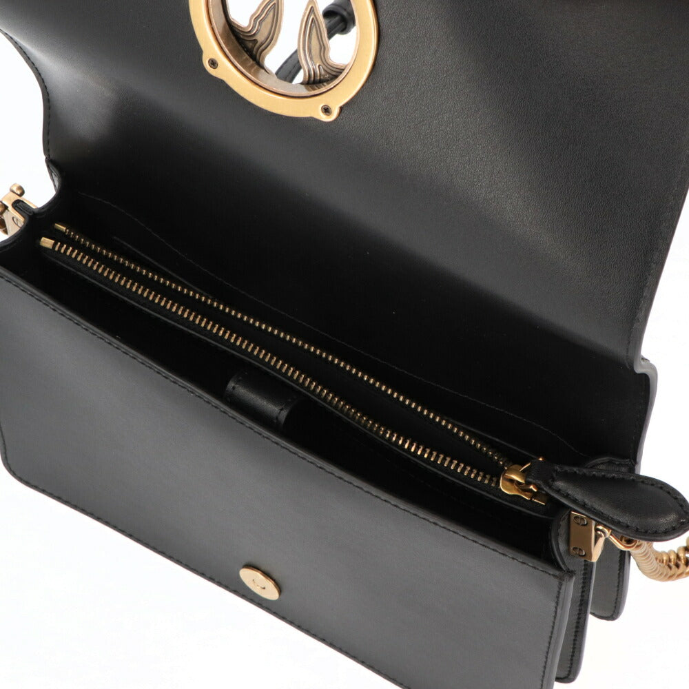 PINKO ショルダーバッグ ブラウン ブラック 1P22QG-Y7SP