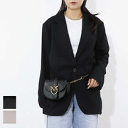 PINKO ショルダーバッグ グレー ブラック 1P21SH-Y6JC