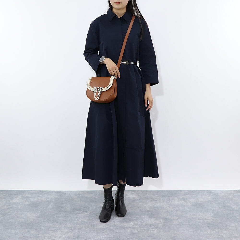 PINKO ショルダーバッグ ブラウン 1P222B-Y6XY