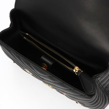 PINKO ショルダーバッグ ブラック レザー キルティング 100044-A125