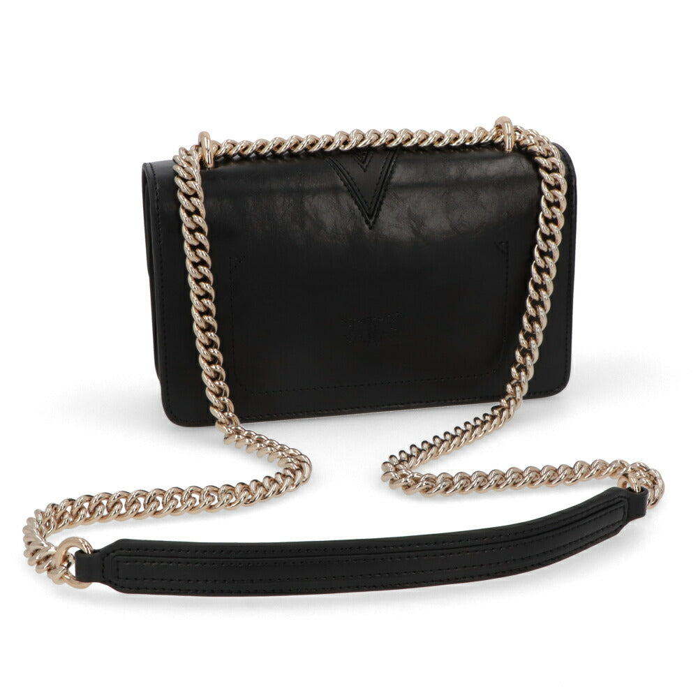 PINKO ショルダーバッグ ブラック レザー 1P21P2-Y66L