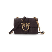 PINKO ショルダーバッグ ブラック レザー 1P22VM-A042