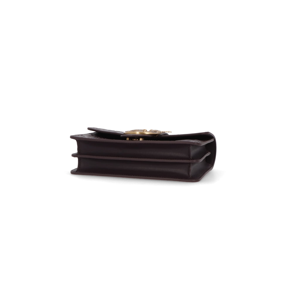 PINKO ショルダーバッグ ブラック レザー 1P22VM-A042