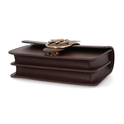 PINKO ショルダーバッグ ボルドー レザー 1P22AB-Y6XT