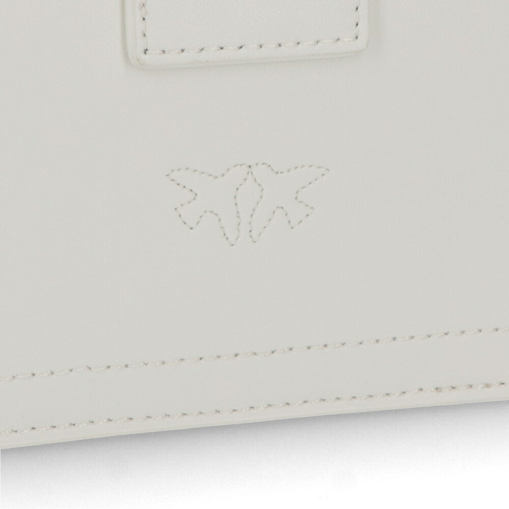 PINKO ショルダーバッグ ホワイト レザー 1P227M-Y6XT