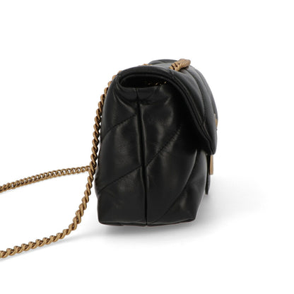 PINKO ショルダーバッグ ブラック レザー キルティング 1P22B1-Y6Y3