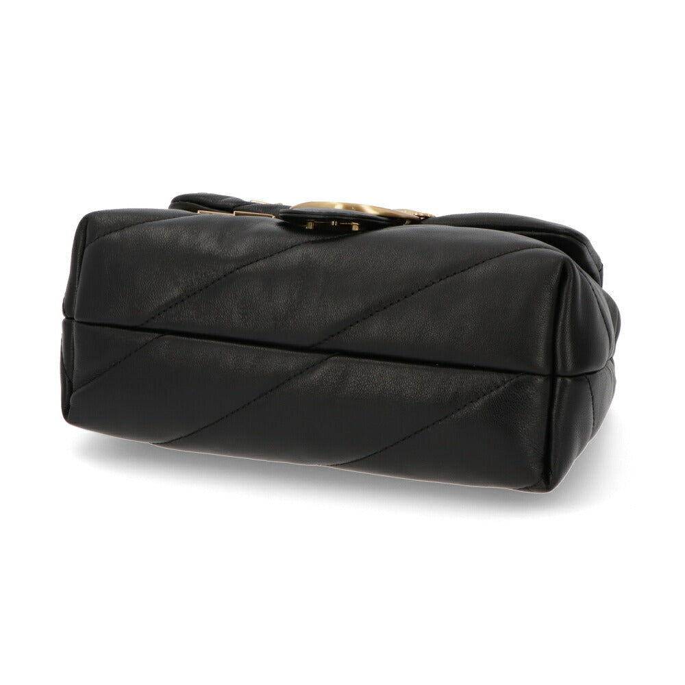 PINKO ショルダーバッグ ブラック レザー スタッズ 1P22CY-Y7GC