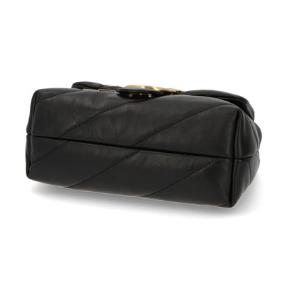 PINKO ショルダーバッグ ブラック レザー スタッズ 1P22CY-Y7GC