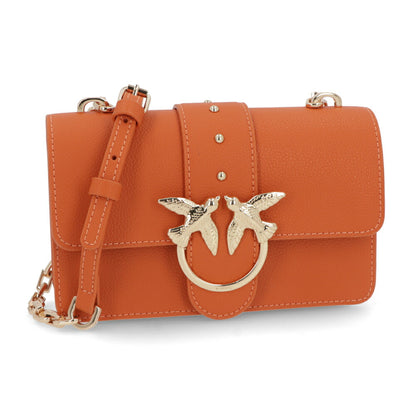 PINKO ショルダーバッグ オレンジ レザー 1P21M0-Y65Z