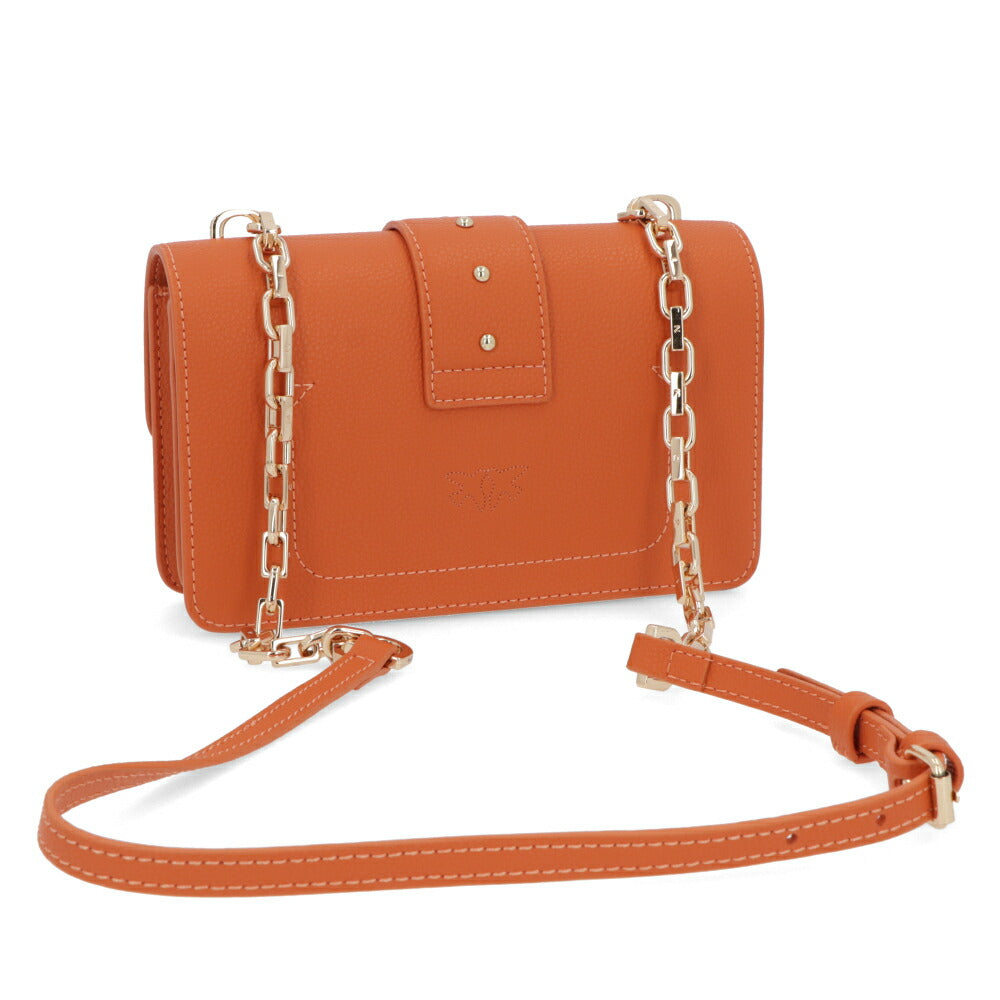 PINKO ショルダーバッグ オレンジ レザー 1P21M0-Y65Z