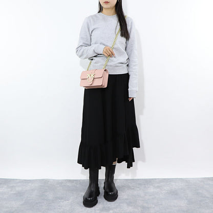 PINKO ショルダーバッグ ピンク レザー 1P21KS-Y5FF