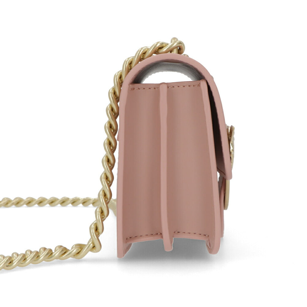 PINKO ショルダーバッグ ピンク レザー 1P21KS-Y5FF