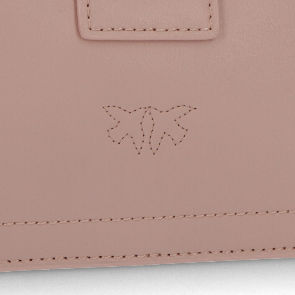 PINKO ショルダーバッグ ピンク レザー 1P21KS-Y5FF