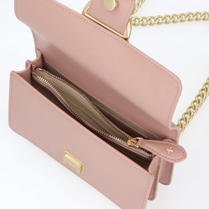 PINKO ショルダーバッグ ピンク レザー 1P21KS-Y5FF