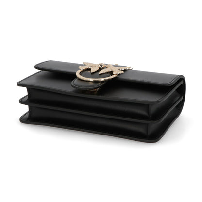 PINKO ショルダーバッグ レッド ブラック レザー 1P21R4-Y5FF