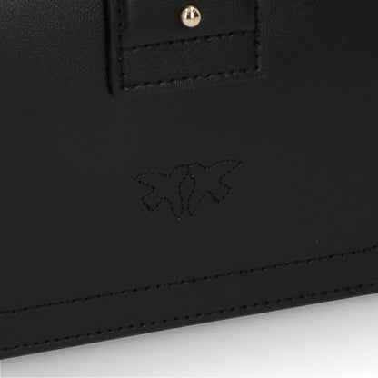 PINKO ショルダーバッグ レッド ブラック レザー 1P21R4-Y5FF