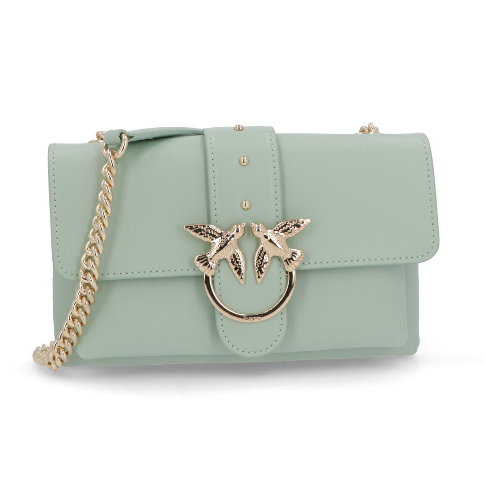 PINKO ショルダーバッグ イエロー ホワイト ピンク レッド アクアグリーン ブラック1P21KU-Y5FF