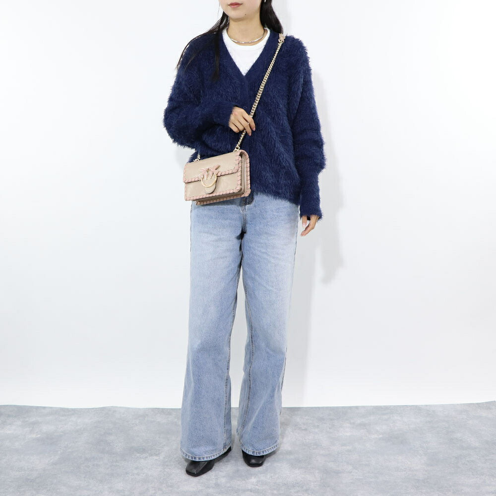 PINKO ショルダーバッグ ベージュ レザー 1P21MG-Y5GB