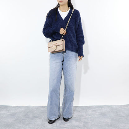 PINKO ショルダーバッグ ベージュ レザー 1P21MG-Y5GB