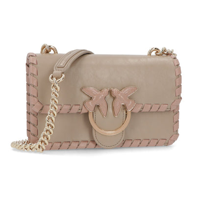 PINKO ショルダーバッグ ベージュ レザー 1P21MG-Y5GB
