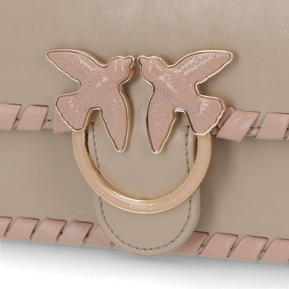 PINKO ショルダーバッグ ベージュ レザー 1P21MG-Y5GB