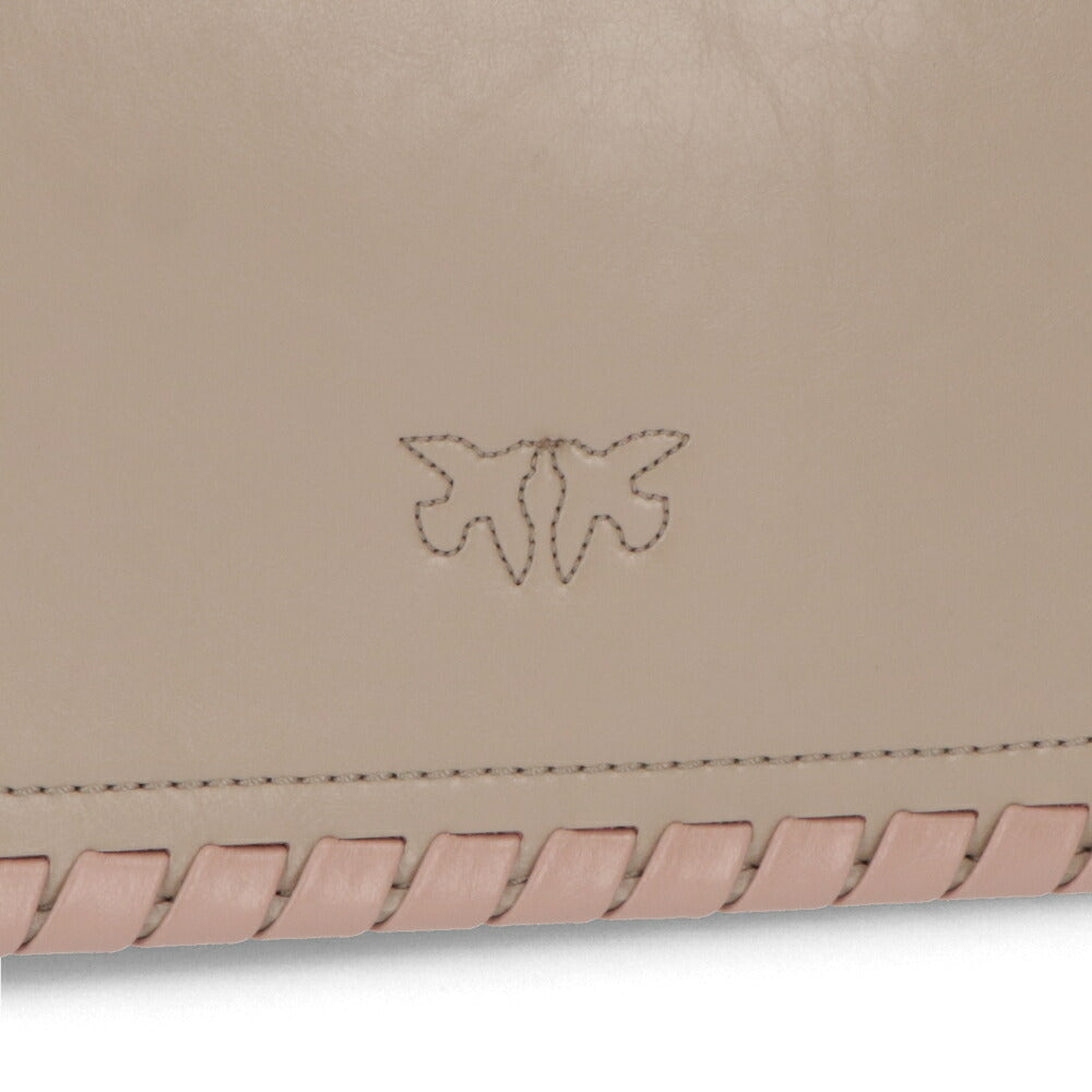 PINKO ショルダーバッグ ベージュ レザー 1P21MG-Y5GB