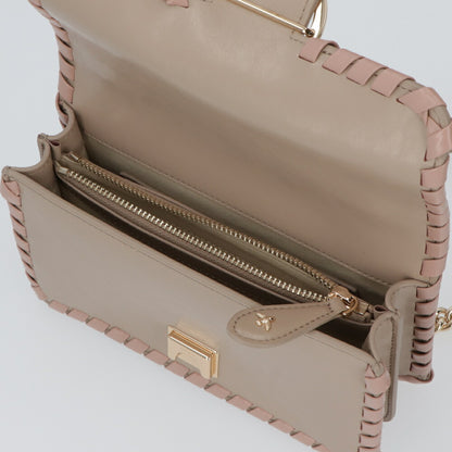 PINKO ショルダーバッグ ベージュ レザー 1P21MG-Y5GB