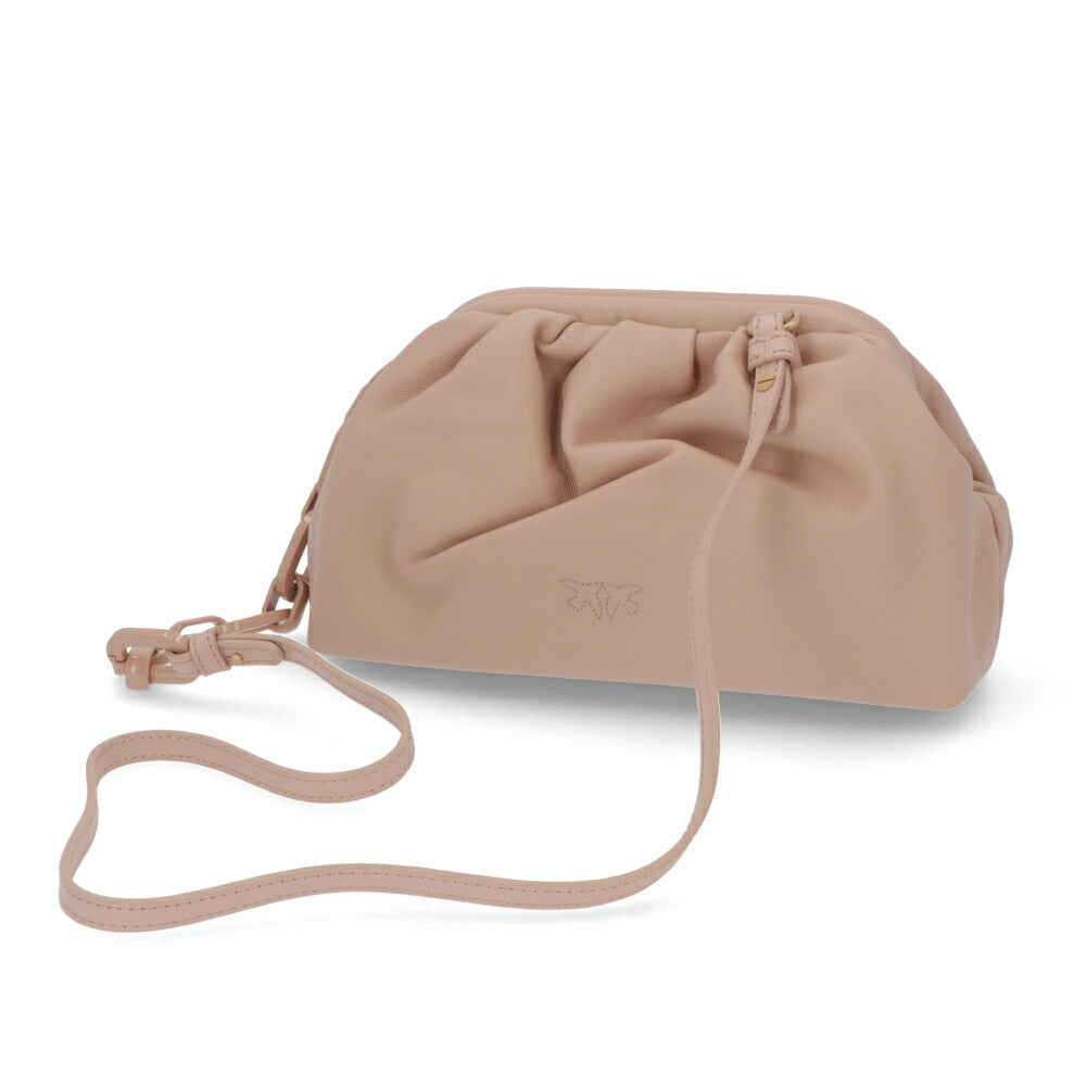 PINKO ショルダーバッグ ピンク レザ 1P22KX-Y7TW