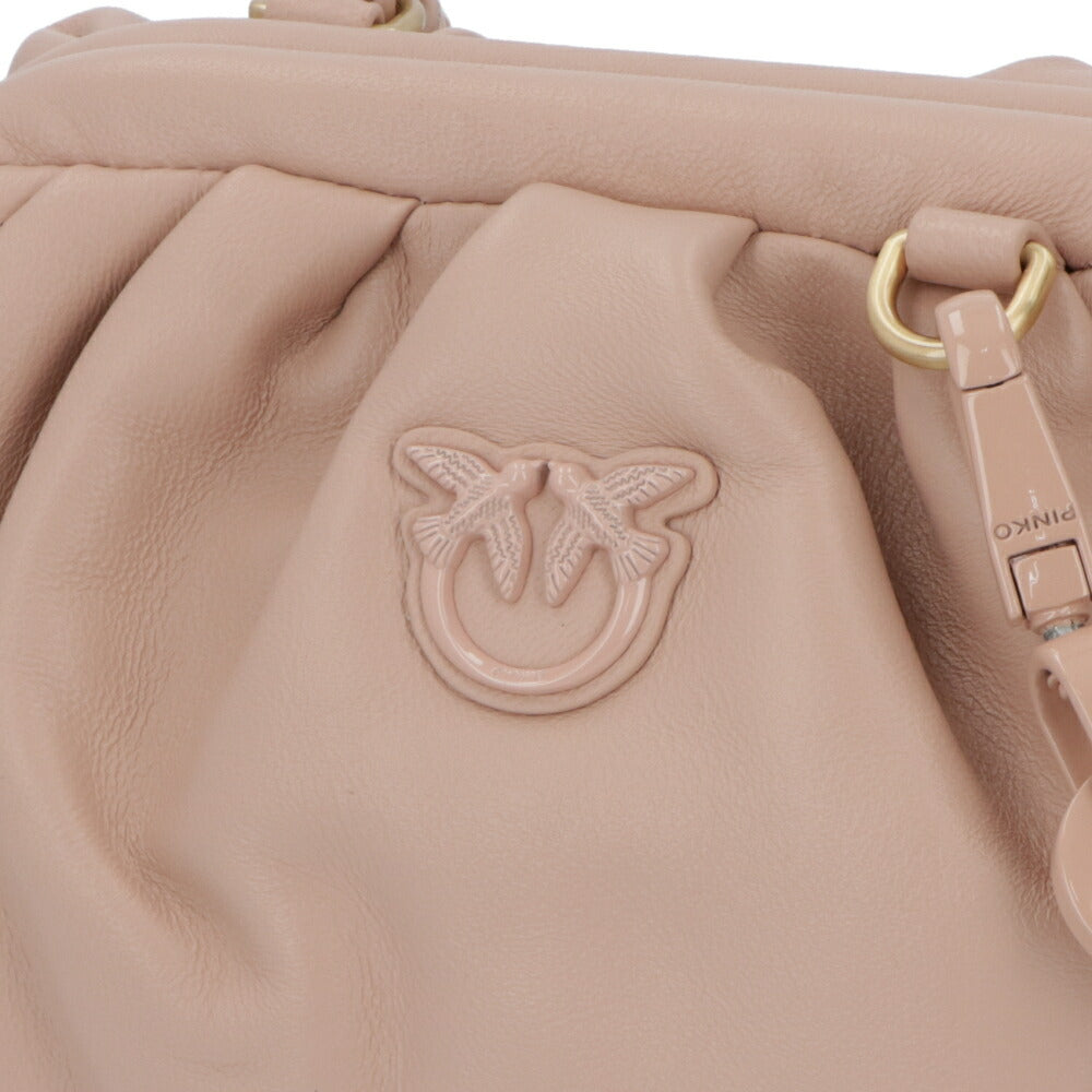 PINKO ショルダーバッグ ピンク レザ 1P22KX-Y7TW