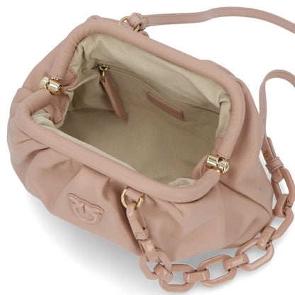 PINKO ショルダーバッグ ピンク レザ 1P22KX-Y7TW
