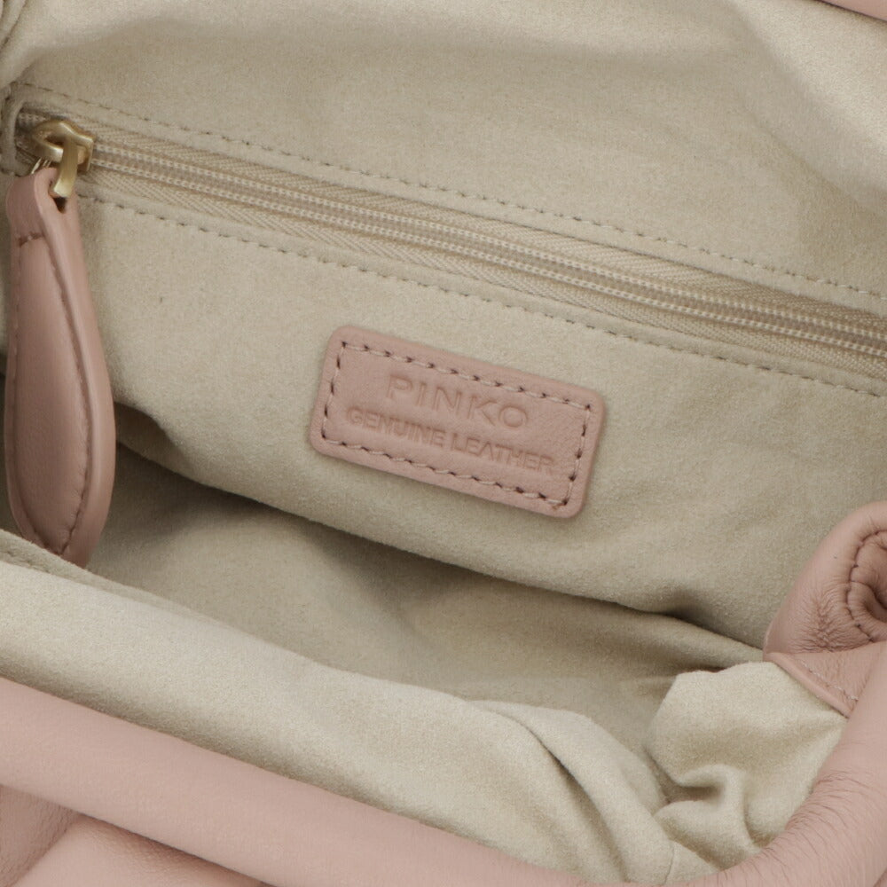 PINKO ショルダーバッグ ピンク レザ 1P22KX-Y7TW