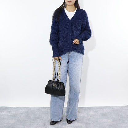 PINKO ショルダーバッグ ブラック レザー 1P22BG-Y7FQ