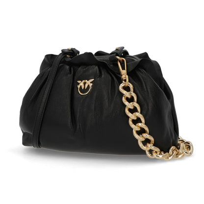 PINKO ショルダーバッグ ブラック レザー 1P22BG-Y7FQ