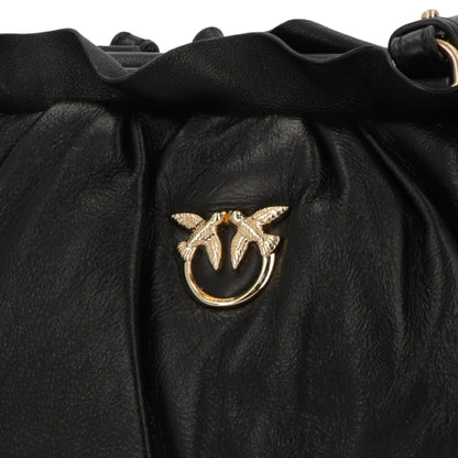 PINKO ショルダーバッグ ブラック レザー 1P22BG-Y7FQ